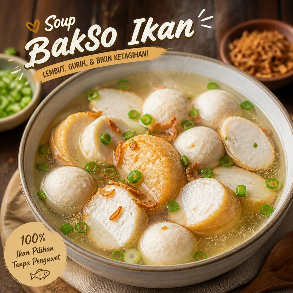Soup Bakso Ikan D’ Cost Seafood